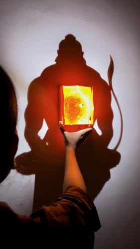 Image of Hanuman Shadow Projection Divine Lamp