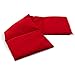 Cuscino a 4 camere con semi d'uva, 20 x 60 cm, grande – Cuscino termico e freddo – 60 x 20 cm, con semi d'uva, colore rosso ciliegia