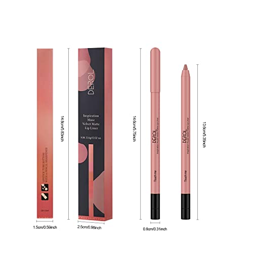 Freeorr Lip Liner, Lip Pencil Creamy & Glides On Smoothly Lip Makeup, Long Lasting Matte Lip Liner Pencil With Lip Liner Sharpener #1 #TOP6