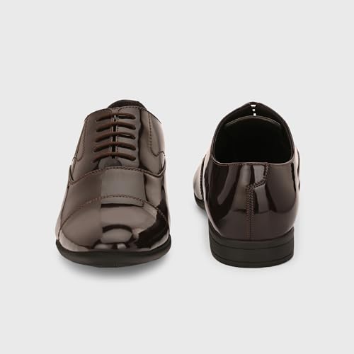 Image of Centrino Men's Formal Shoes |Premium Craftsmanship & Durable Build |Stylish & Elegant Design | Lace-Up Design with Cushioned Insole for Comfort |Craftsmanship for All-Day Elegance (9746)