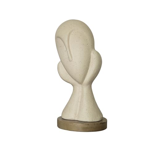 Image of Ellementry Spellbound Face Ecomix Sculpture 27 cm Tall, Home Decor Showpiece Figurine for Living Room & Office, Modern Asthetic Tabletop Decorative Accent, Unique Gift Item for Shelf Decoration