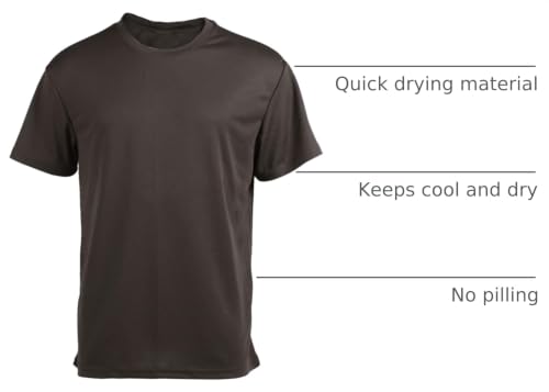 Image of 3 Pack Men's Quick Dry T Shirts Athletic Running Workout Short Sleeve Shirts for Men Active Crew Neck Tops
