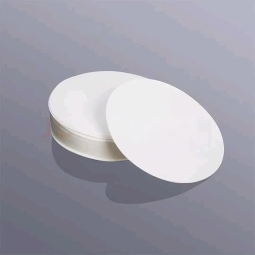 Image of Qualitative Filter Paper Circles,2-Box 9cm Diameter Cellulose Filter Paper with 20 Micron Particle Retention Medium Filtration Speed, Set of 2 x 100 Pcs (200, 9cm)