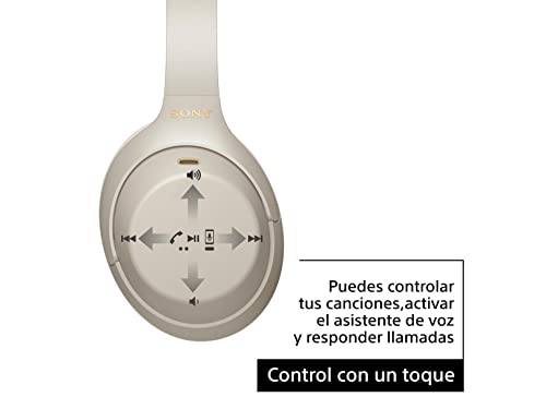 Image of Sony WH-1000XM4 Noise Cancelling Wireless Headphones - 30hr Battery Life - Over Ear Style - Optimised for Alexa and Google Assistant - Built-in mic for Calls - Silver International Version