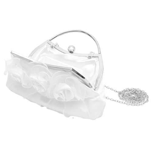 Pochette mariage simili cuir avec bandoulière amovible pour paquet soirée femme