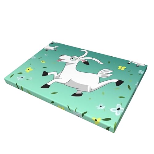Impression toile chèvre Frolic pour habiller un mur vide