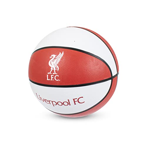 Hy-Pro Officially Licensed Liverpool F.C. Basketball, White / Red, 7 - Image 3