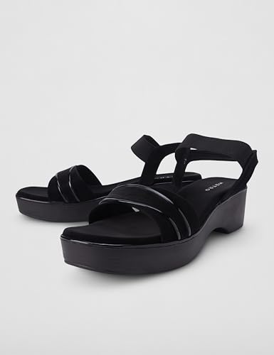 Image of Metro Women Wedge Heel Comfort Fashion Backstrap Sandal