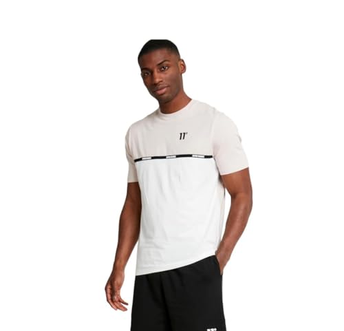 11 Degrees Camiseta Energy – Coco/Piedra (FR/ES, Letras, XXL, Regular, Regular)