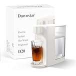 Dawnstar D20 Instant Hot Water Dispenser for Quick Boiling & Dispense, Adjustable 3 Temperatures & 5 Water Volume, Removable 0.8 Gallon 100 Ounce Water Tank Capacity, BPA Free