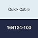 Quick Cable 164124-100 Guardian Heat Shrink Solderless Spade, 6 Stud/Tab Size, 22-18 Wire Gauge, Color, Rated 600V, 167?F, Copper, Red (Pack of 100)