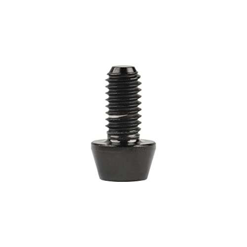 Image of Titanium Ti DIN912 M4 8 10 12 15 20mm Tapered Head Hex Bolts Bicycle Screws Pack of 6 (Black, M4x8mm)