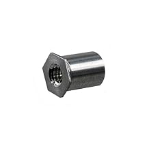 Unicorp ESOA-M4-20 7.9MM Hex THR Hole Standoff, M4 THD x 20MM lg, Aluminum QTY-10