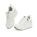 Imagen de JOMIX Zapatillas Mujer Casuales con Cuña Deportivas con Cremallera Decorativa Zapatos Plataforma WSC250518-2