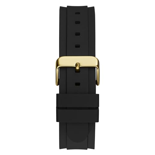 GUESS Men's Silicone Analog Green Dial Black Band Watch-Gw0708G2 - Image 3
