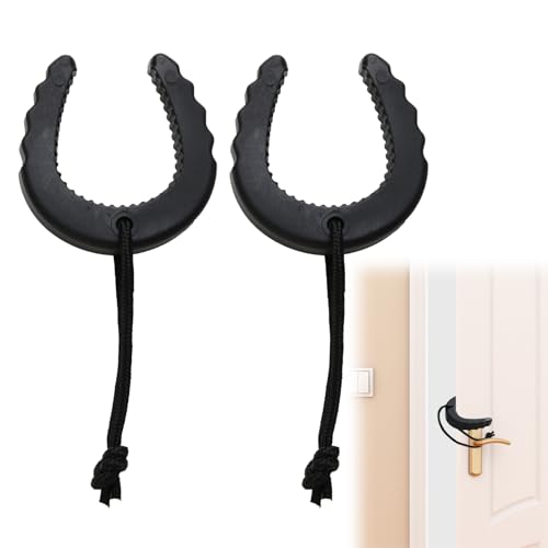 2 Türstopper aus Gummi, Universal-Türkeile für Tür- und Fensterstopper, Einklemmschutz, Kindersicherung gegen Einklemmen, Fensterstopper zur Belüftung