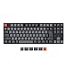 Produktbild KEYCHRON Compatible K8 TKL Gaming Tastatur, Blue-Switch, weiße LED - schwarz, US-Layout
