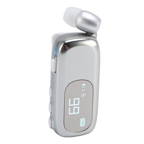 Auricular Bluetooth Retráctil Yoidesu In Ear Plateado miniatura 1