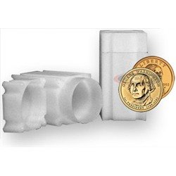 Tubo cuadrado pequeño para monedas dólar x5 miniatura 1