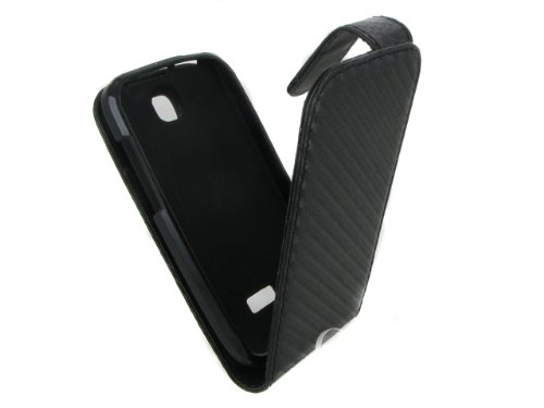 Colorfone Chic Case Etui à Rabat en néoprène pour Wiko Cink + Noir