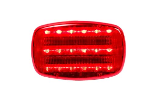 Custer Products Red Led Light, battery powered, magnetic, heavy duty magnets, Magnetic Trailer Lights, Wireless Trailer Lights Magnetic, Magnetic Tail Lights for Trailer