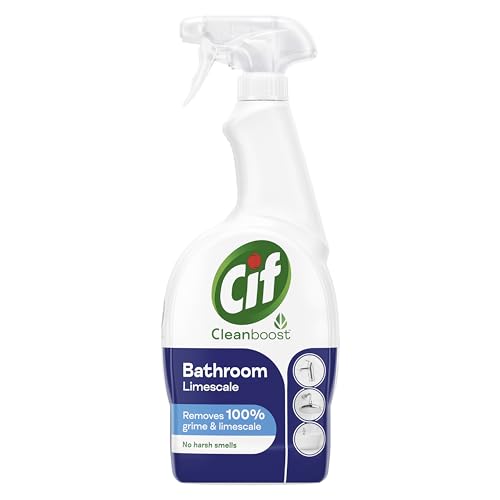 CIF Power & Shine Bathroom Cleaner Spray| Tough Stain Remover| 6x700ml