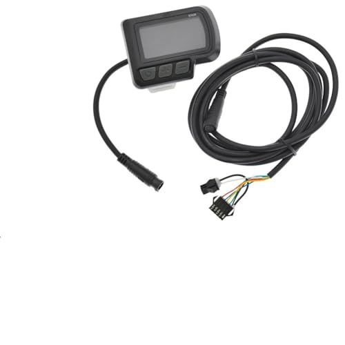 SPTOZYG Piezas de Scooters E-Bike EN06 Pantalla LCD Panel de Control de Velocidad 24/36/48V Pantalla LCD Conector de 6 Pines para Bicicleta eléctrica Accesorios para Scooter Larga Vida útil