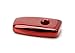 iJDMTOY Chrome Finish Red TPU Key Fob Protective Cover Case Compatible with Lexus is ES GS RC NX RX LX 200 250 350 Remote Key