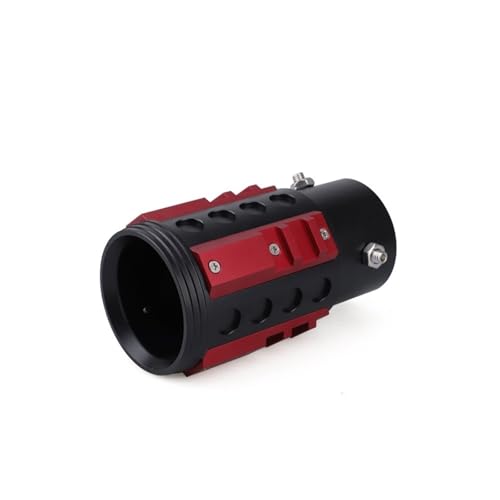 Tubo de escape de aluminio para Jeep Wrangler con punta de cola redonda universal