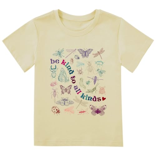 Image of T Shirts for Boys Toddler Girls Dino Types of Dinosaurs Kids Retro Tshirt Kids Summer Tee Tops 2-7 Years