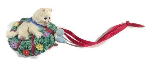 Souvenir Ornament Hallmark chaton et oiseau pour célébrer la magie de Noël