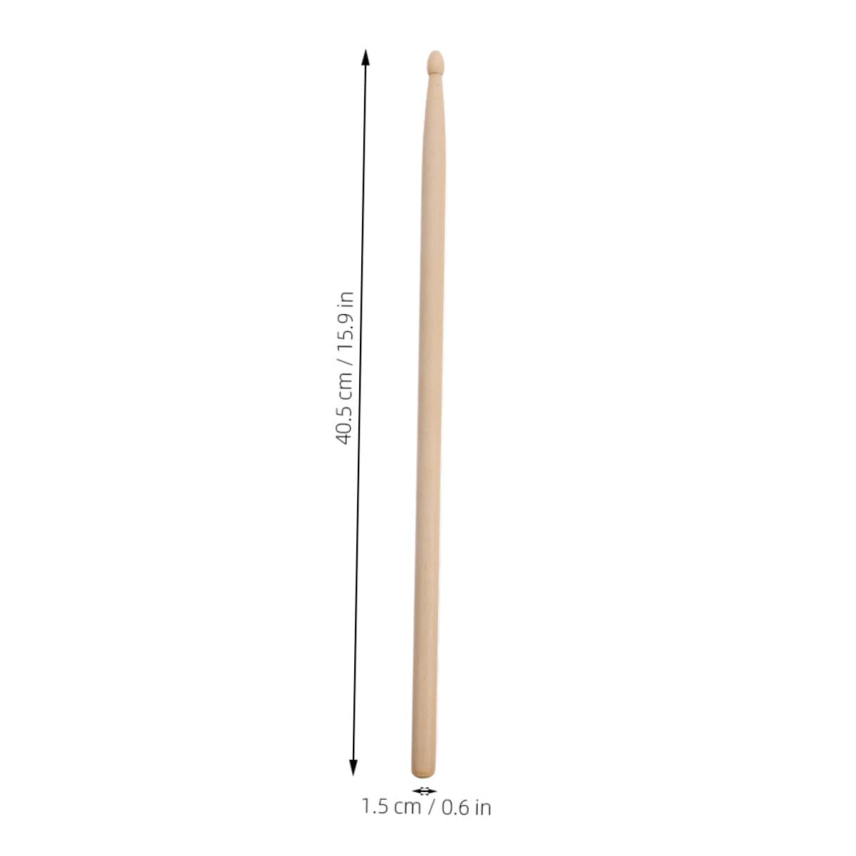 Mipcase 12paia Bacchette Per Batteria in Legno Con Punte Arrotondate Pacchetto Da Adatte Per Principianti Studenti e Batteristi Professionisti Per Pratica Casalinga Insegnamento e Uso in b