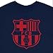 Icon Sports FC Barcelona Logo T-Shirt (X-Large, Navy)