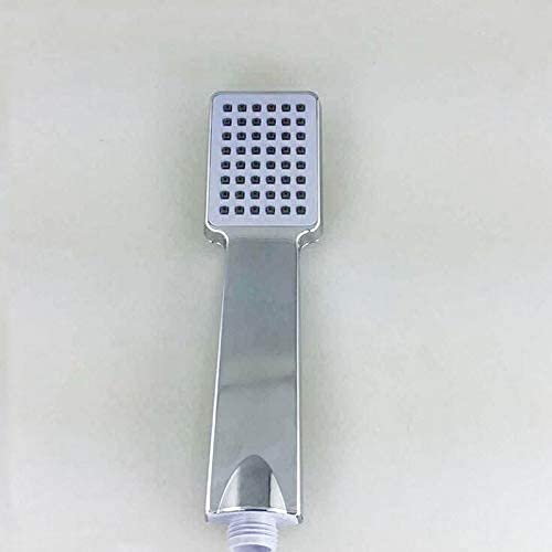 Pommeau de douche carré avec outils de fixation et support fixe