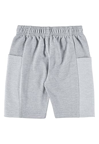 Bermuda Menino em Moletom, Quimby, Meninos, MESCLA CINZA MEDIO, 06