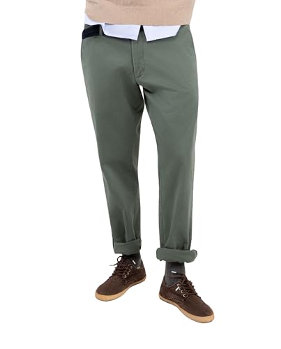 El Ganso Pantalón Chino Verde Regular Fit