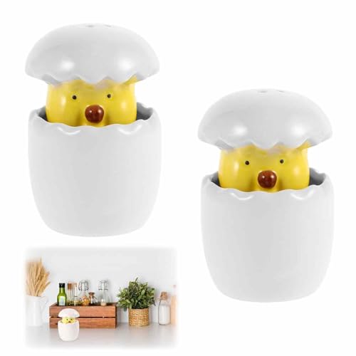 Poivrier & Salière Élégants - Mini Ensemble en Porcelaine pour Cuisine & Table, Idéal pour Cadeaux