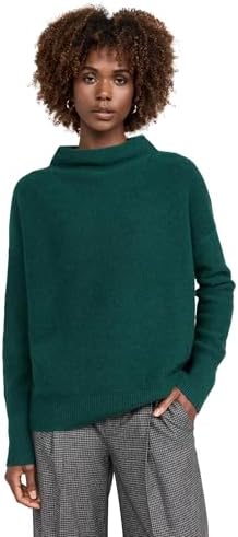Vince Women&#39;s Boiled Funnel Neck Pullover