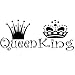 DNVEN Black 22 inches x 10 inches Princess Queen King Crowns Removable Wall Stickers Decals for Kids Room Children Rooms Nursery