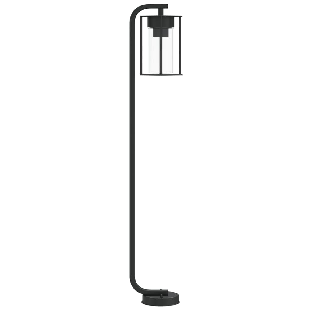 vidaXL Lampada da Terra per Esterni Argento 100 cm in Acciaio Inox