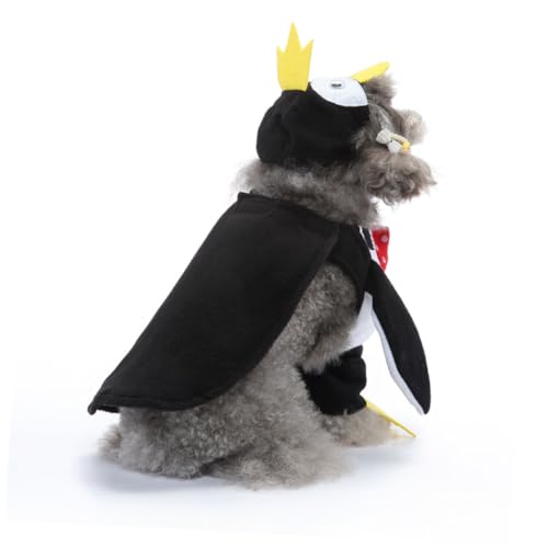 Disfraz de pingüino para perro, capa para Halloween, talla L miniatura 3