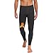 BLONGW Thermo Unterhosen Herren Lange Thermohose Männer Warm Thermounterwäsche Fleece Skiunterwäsche Funktionsunterwäsche für Winter Gefüttert Hose（Dunkelgrau,XL）