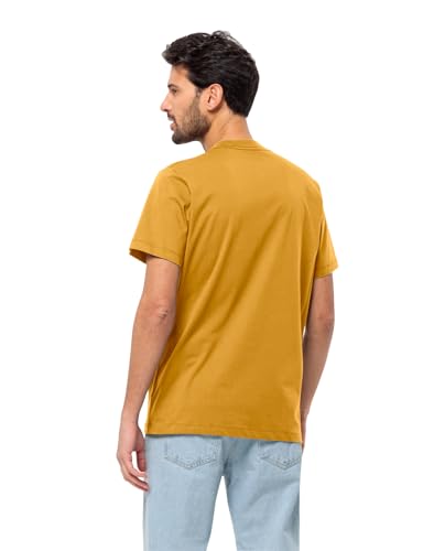 Jack Wolfskin Herren Essential M T-Shirt, Dark Navy/Grey, M EU – Ansicht 3