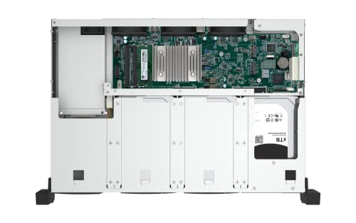Image of QNAP TS-855eU-RP-8G-US 8 Bay High-Speed 2U Short-Depth rackmount NAS with Dual-2.5GbE, Intel Atom CPU, Redundant 300W PSU, 8GB DDR4 Memory and 8-core Computing Power (Diskless)