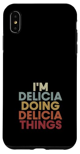 Delicia Name Delicia Personalized Name First Given �X�}�z�P�[�X iPhone XS Max �p
