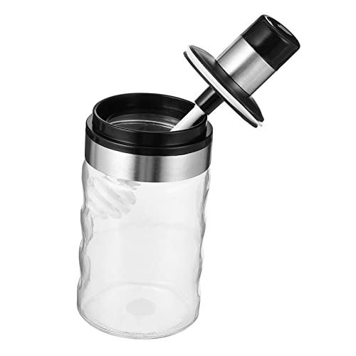 FUNOMOCYA Multifunctional Seasoning Shaker Lids Airtight Jars for Honey Seasoning Condiments Pepper Spice
