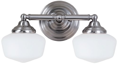 Sea Gull Lighting 44437-962 Academy Wall/Bath Vanity Style Fixture, Three Light, Chrome #TOP1