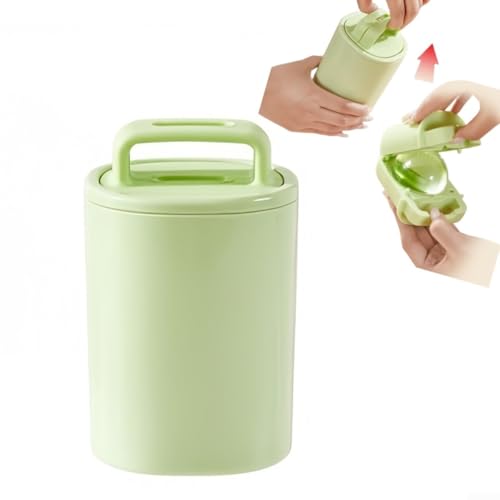 Molde para esferas de hielo de silicona de 65 mm y diseño doble para vasos de whisky 4