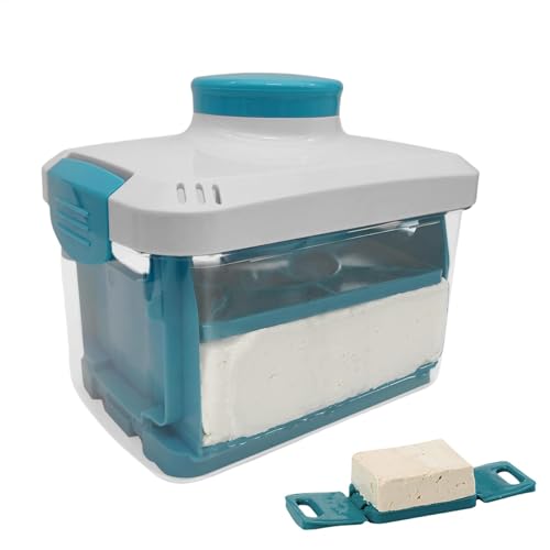 Paneer - Máquina prensadora de cuajada de soja, prensa apta para lavavajillas para extraer agua rápidamente, máquina ajustable para hacer cuajada de soja con sistema de drenaje, elimina fácilmente el