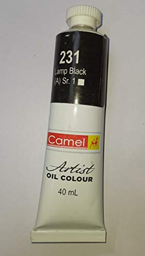 Image of Artist Oil Colour 40 ml Pack of One (Lamp Black 231)